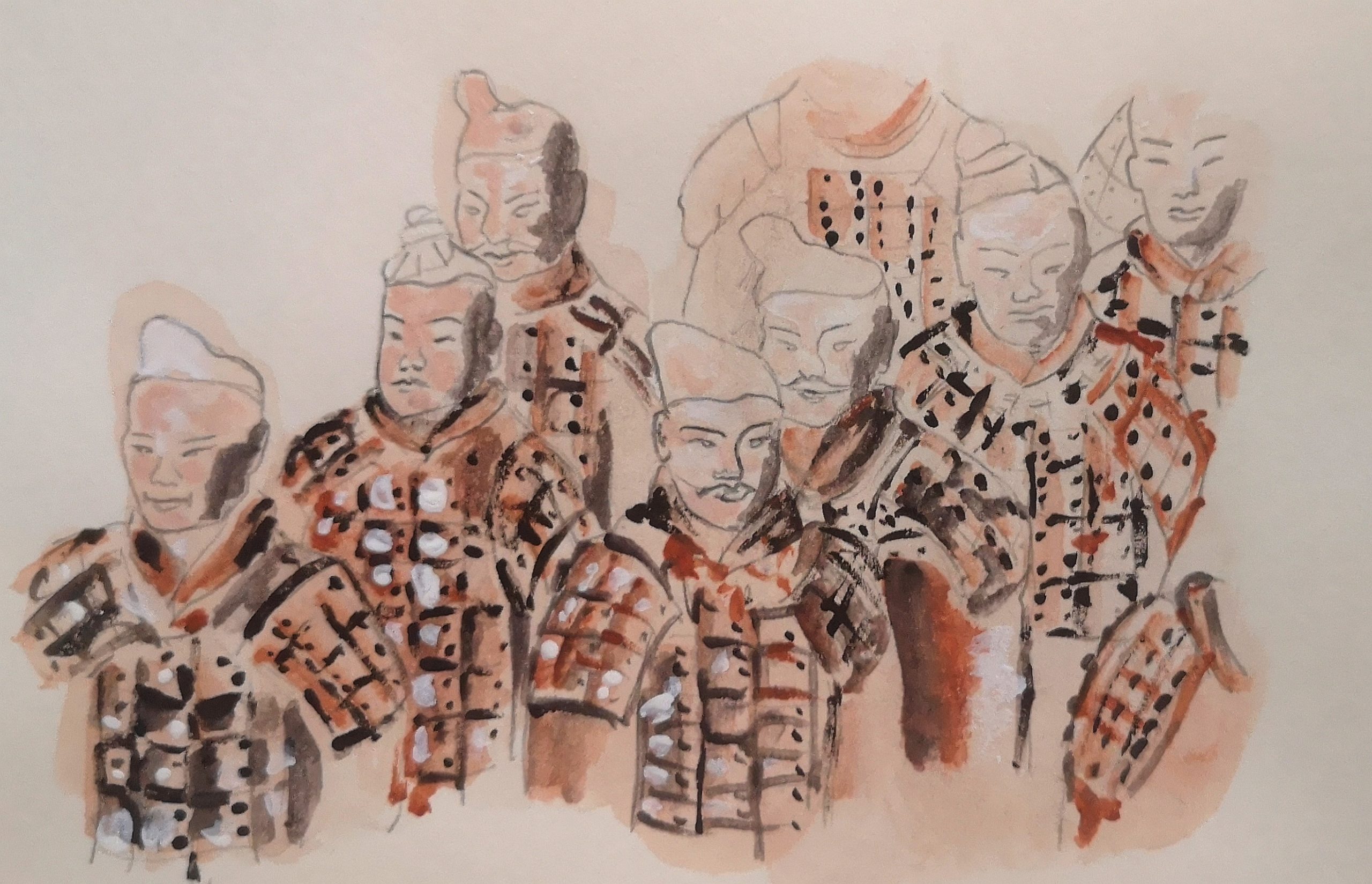 dav armée de terre cuite